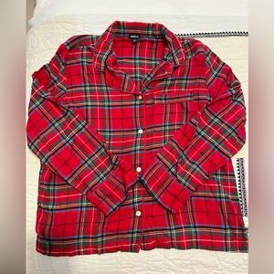 Gap flannel pajama top